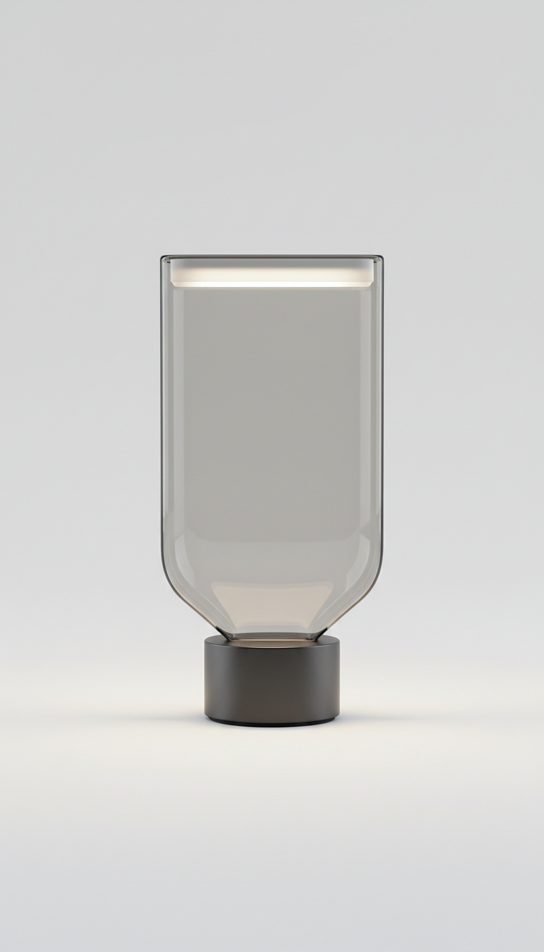 Tempered Glass Smart Desk Lamp